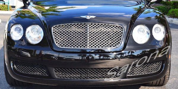 Custom Bentley Flying Spur  Sedan Front Bumper (2004 - 2013) - $1190.00 (Part #BT-045-FB)